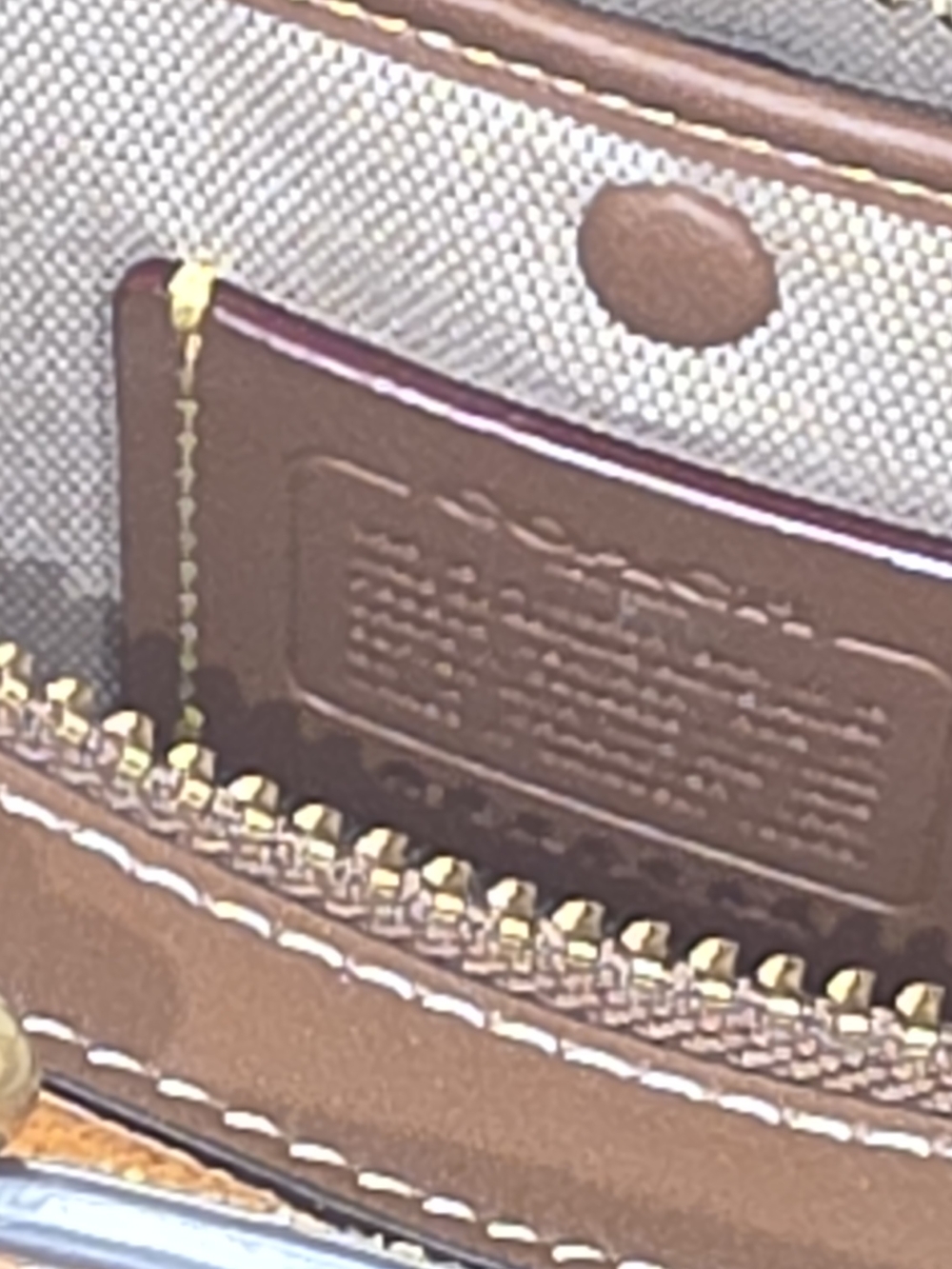 Coach Rogue 25 Signature Jacquard Satchel in Brown & Tan W/dust Bag - Picture 9 of 15